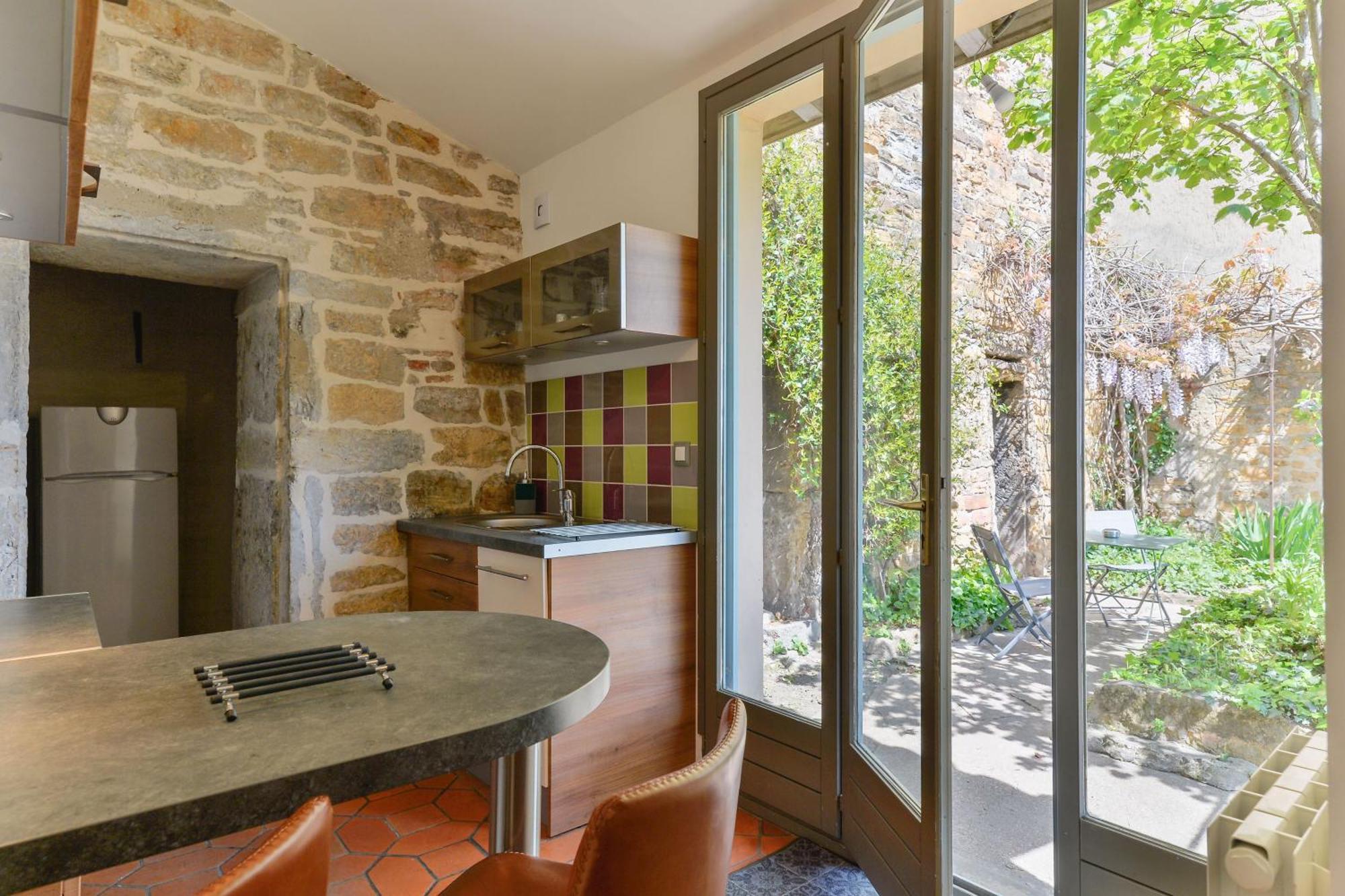 Apartamento Les Jardins Du Gourguillon Lyon Exterior foto